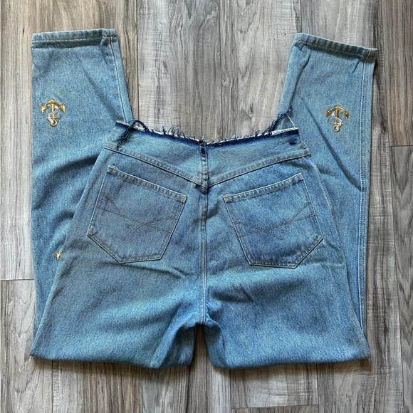 Vintage The La Costa Spa High Waisted Denim Jeans - Picture 3 of 5